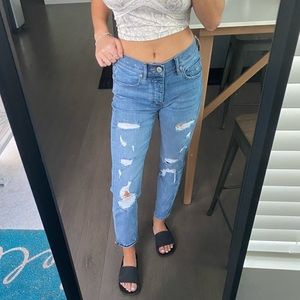 Express vintage skinny high rise jeans